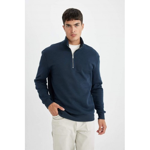 سويت شيرت  - Half Zip Sweatshirt