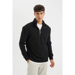 سويت شيرت  - Half Zip Sweatshirt