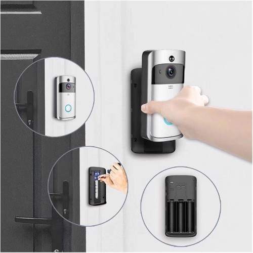 جرس الباب الذكي Visual Doorbell WiFi – جرس بكاميرا بدقة عالية ورؤية ليلية